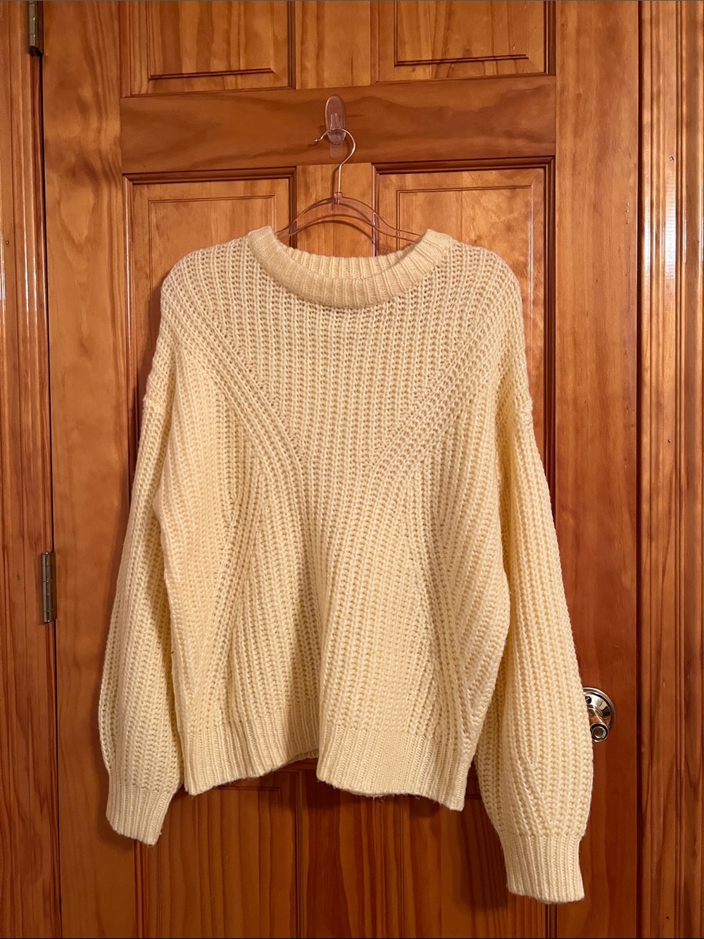 Cozy Cream Chunky Knit Women's Sweater